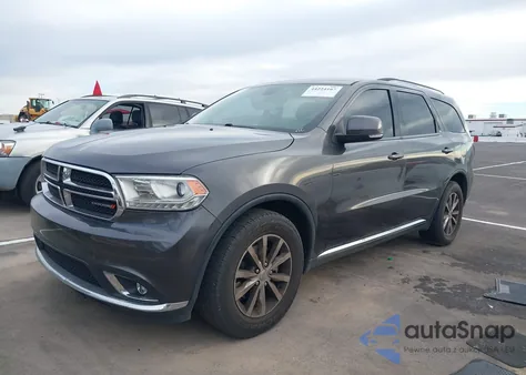 2016 Dodge Durango Limited from USA, damaged, VIN 1C4RDHDG7GC459455